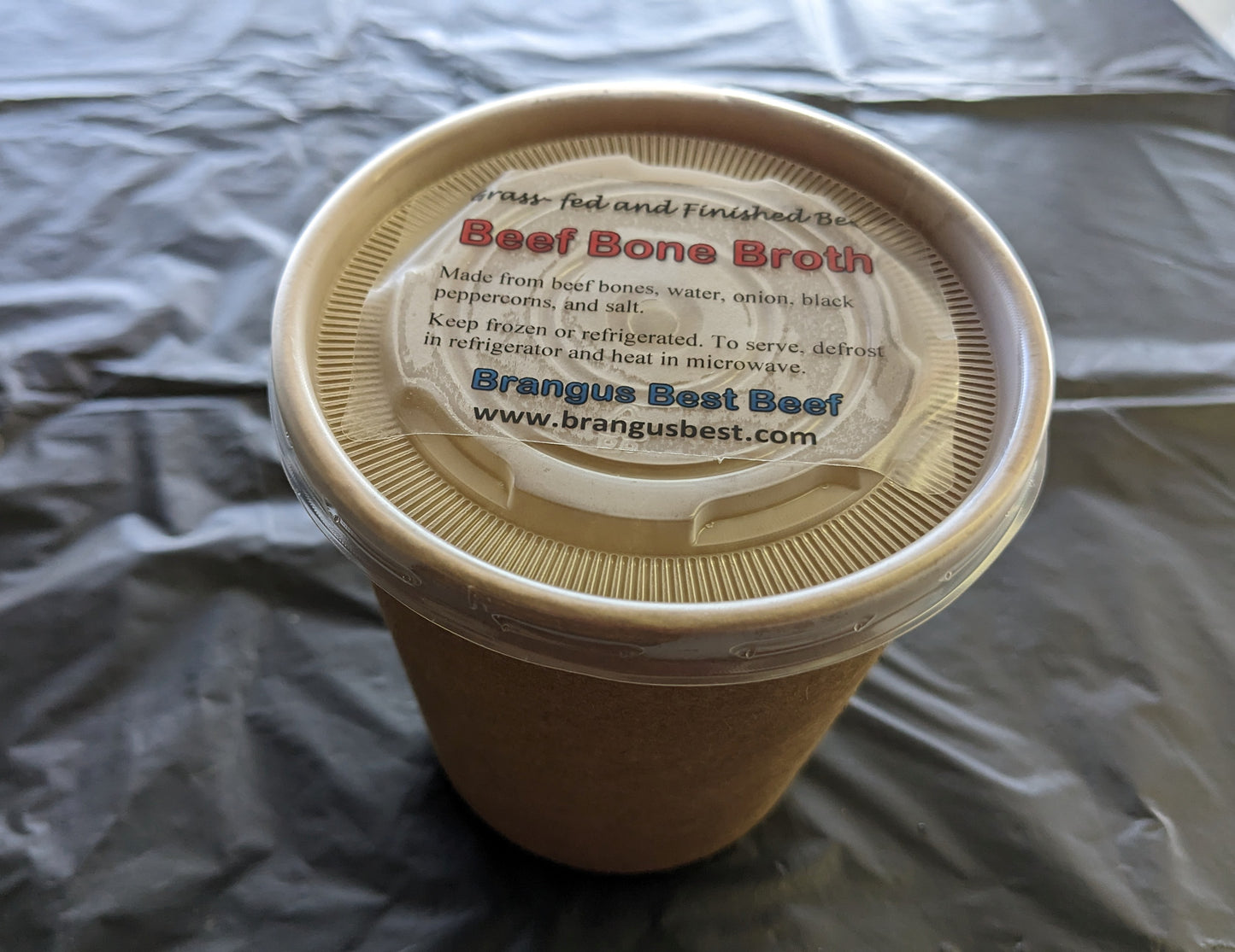 Beef Bone Broth | 1 Pint (100% Grass-fed, Grass-finished)