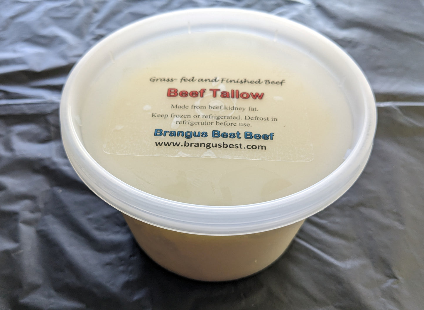Beef Tallow | 1 Pint (100% Grass-fed, Grass-finished)