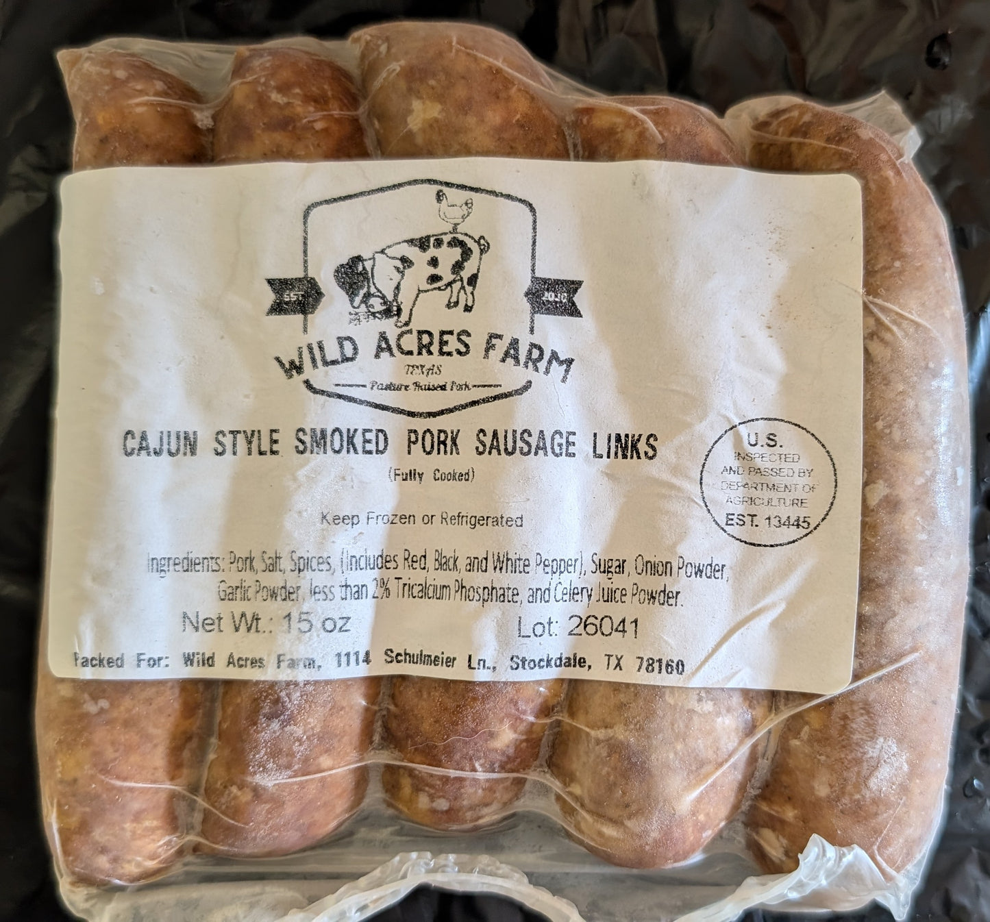 Smoked Cajun Sausages | 1 lb
