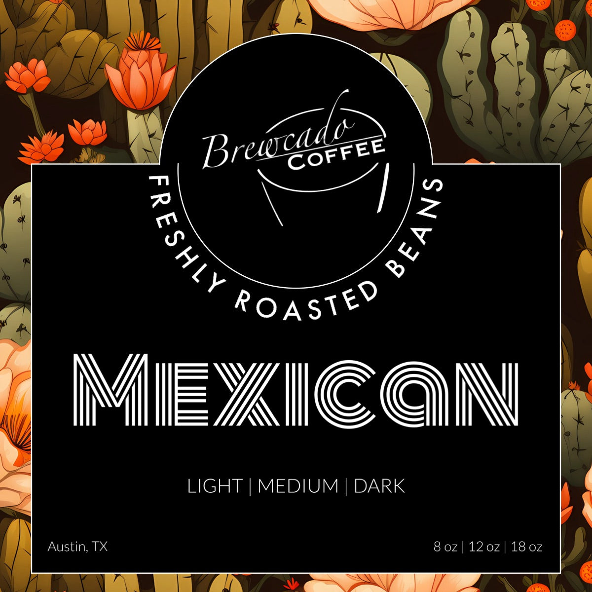 Whole or Ground Coffee Beans Mexican Medium Roast | 12 oz