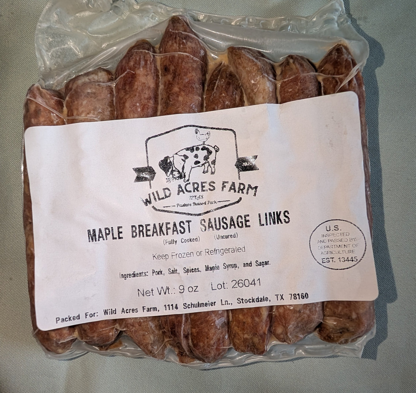 Smoked Mini Maple Breakfast Links | 9 oz