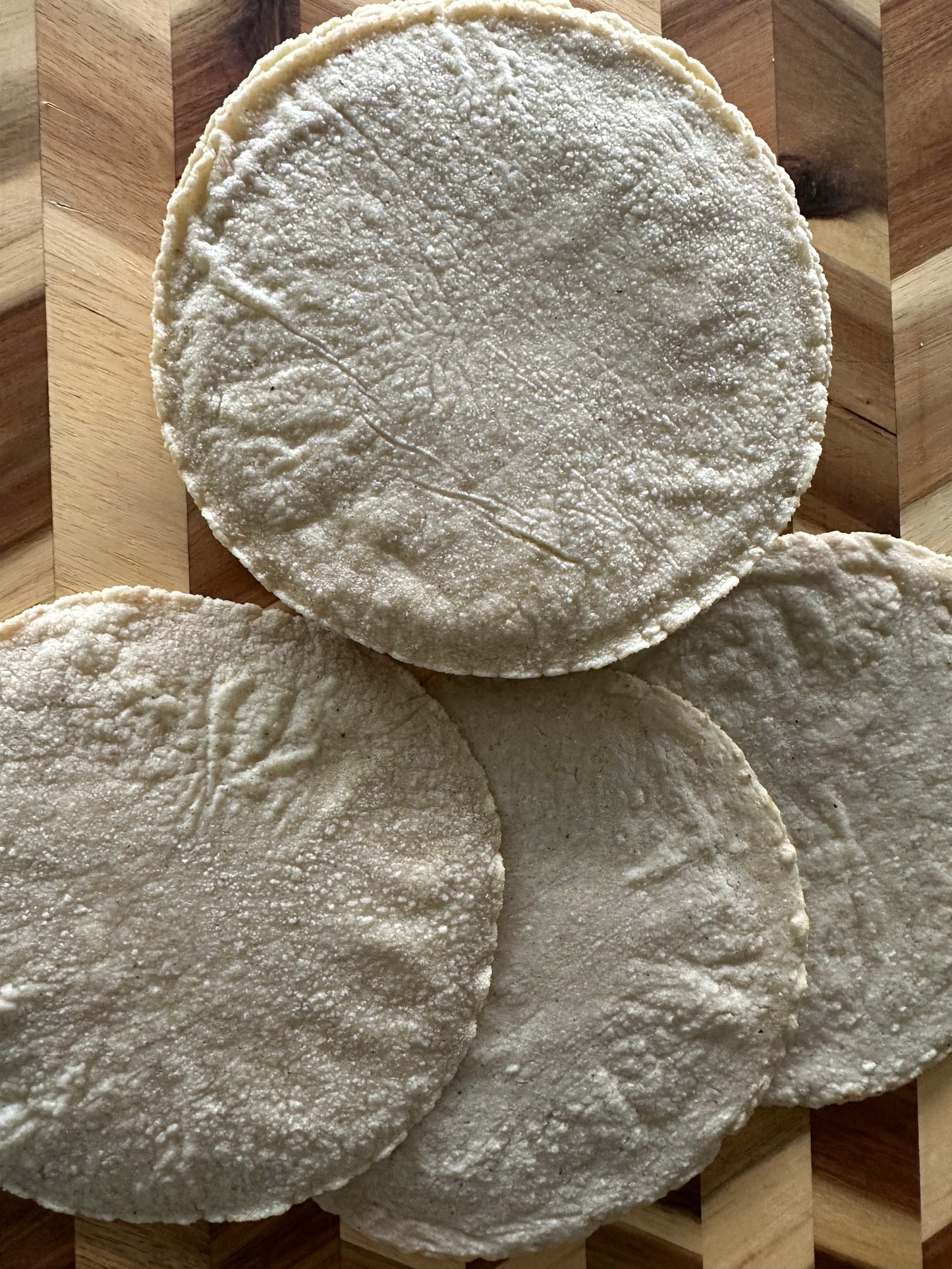 Non-GMO Heirloom White Corn Tortillas | Dozen Tortillas