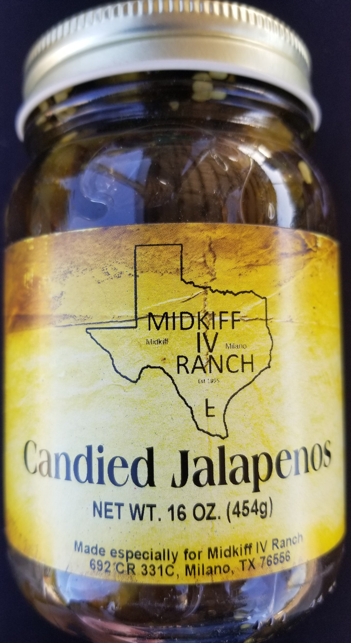 Candied Jalapeno | 16 oz Jar