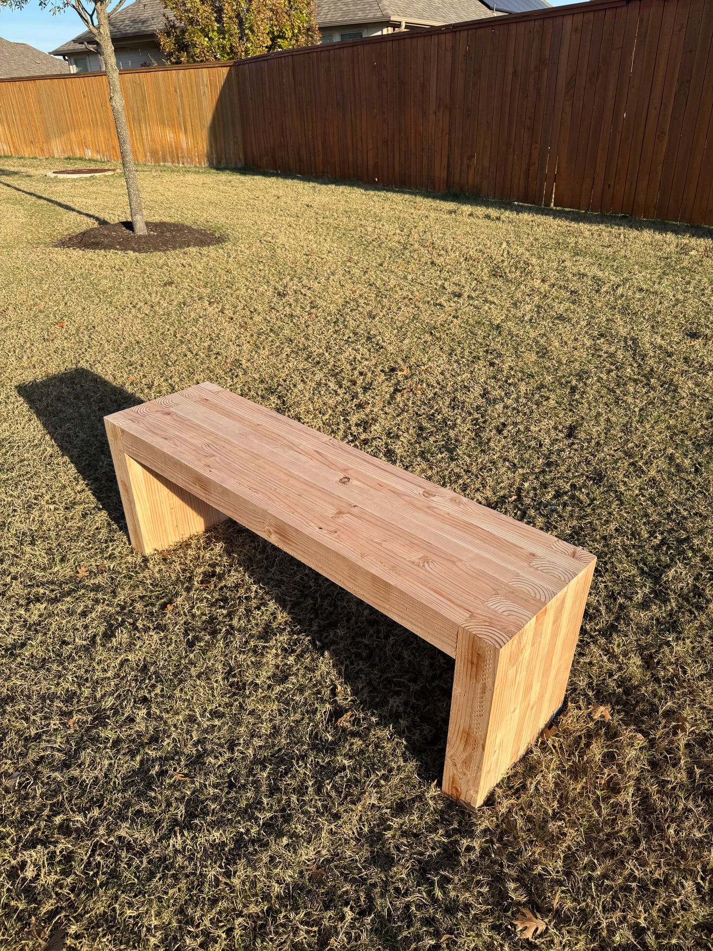 Modern Bench | 50” (L) x 13.5” (W) x 18” (H)