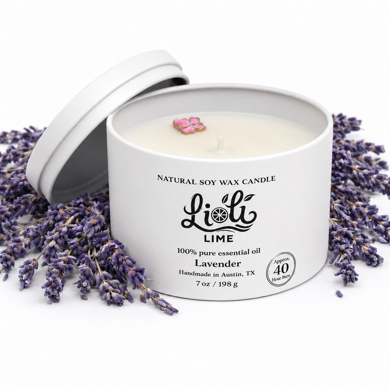 Lavender Soy Wax Candle | Net wt. 7 oz