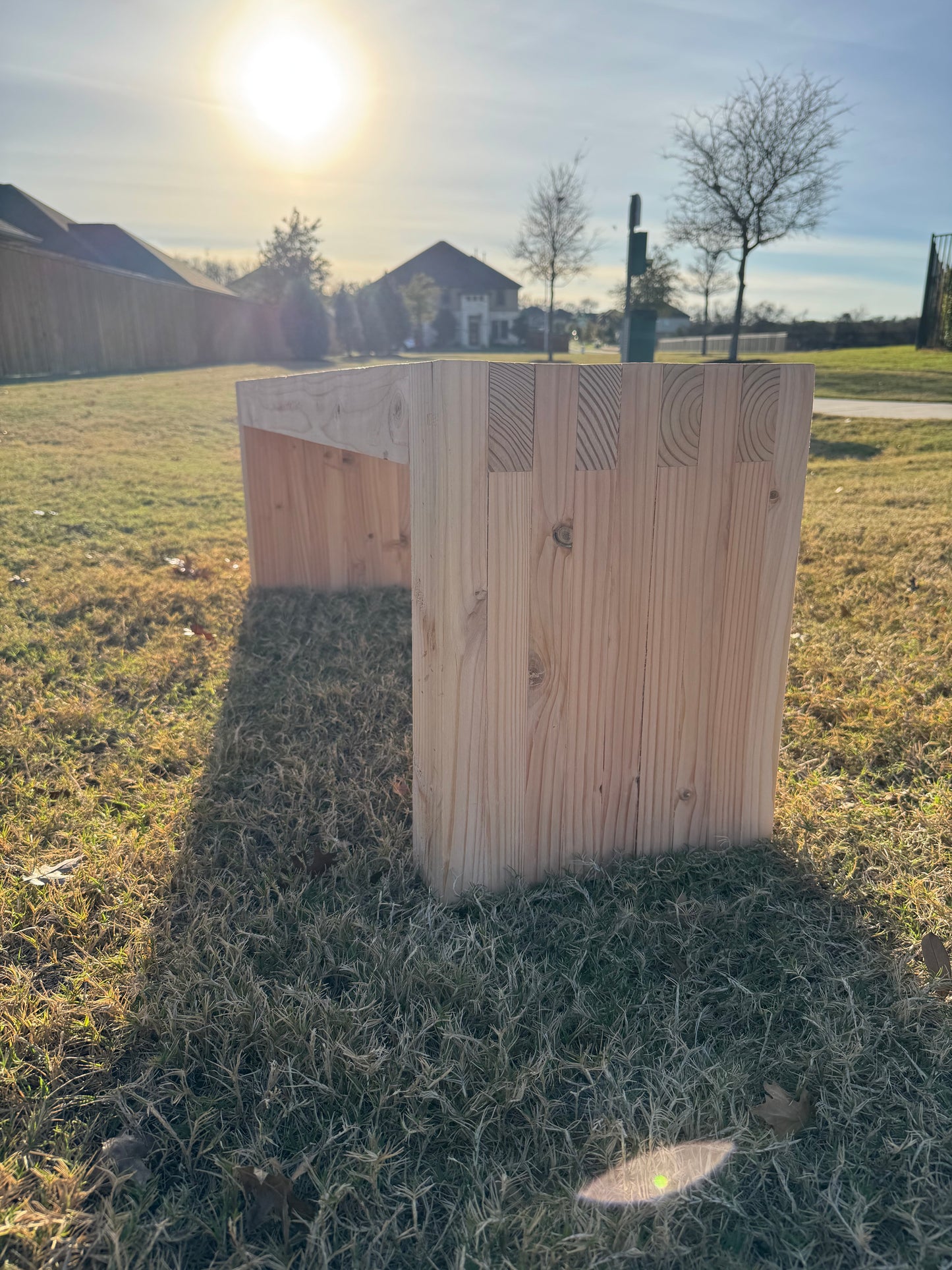 Modern Bench | 50” (L) x 13.5” (W) x 18” (H)