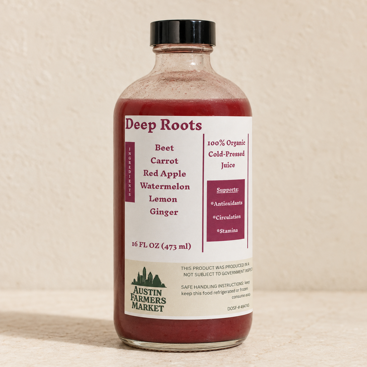 Organic Cold-Pressed Juice | 16 oz