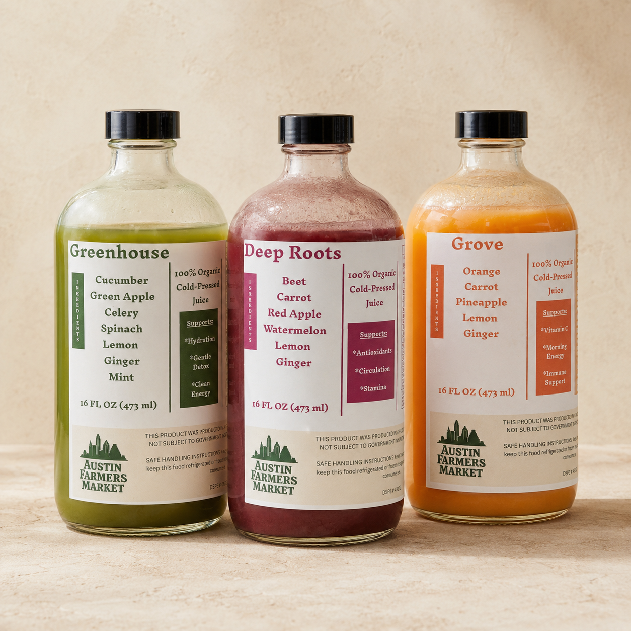 Organic Cold-Pressed Juice | 16 oz