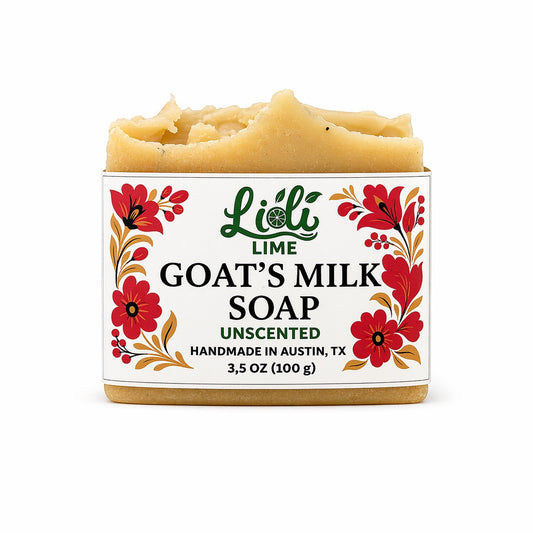 Handmade Unscented Goat Milk Soap Bar | 1 Bar, 3.5oz