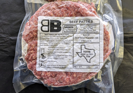 Hamburger Patties | 1 lb (100% Grass-fed, Grass-finished)