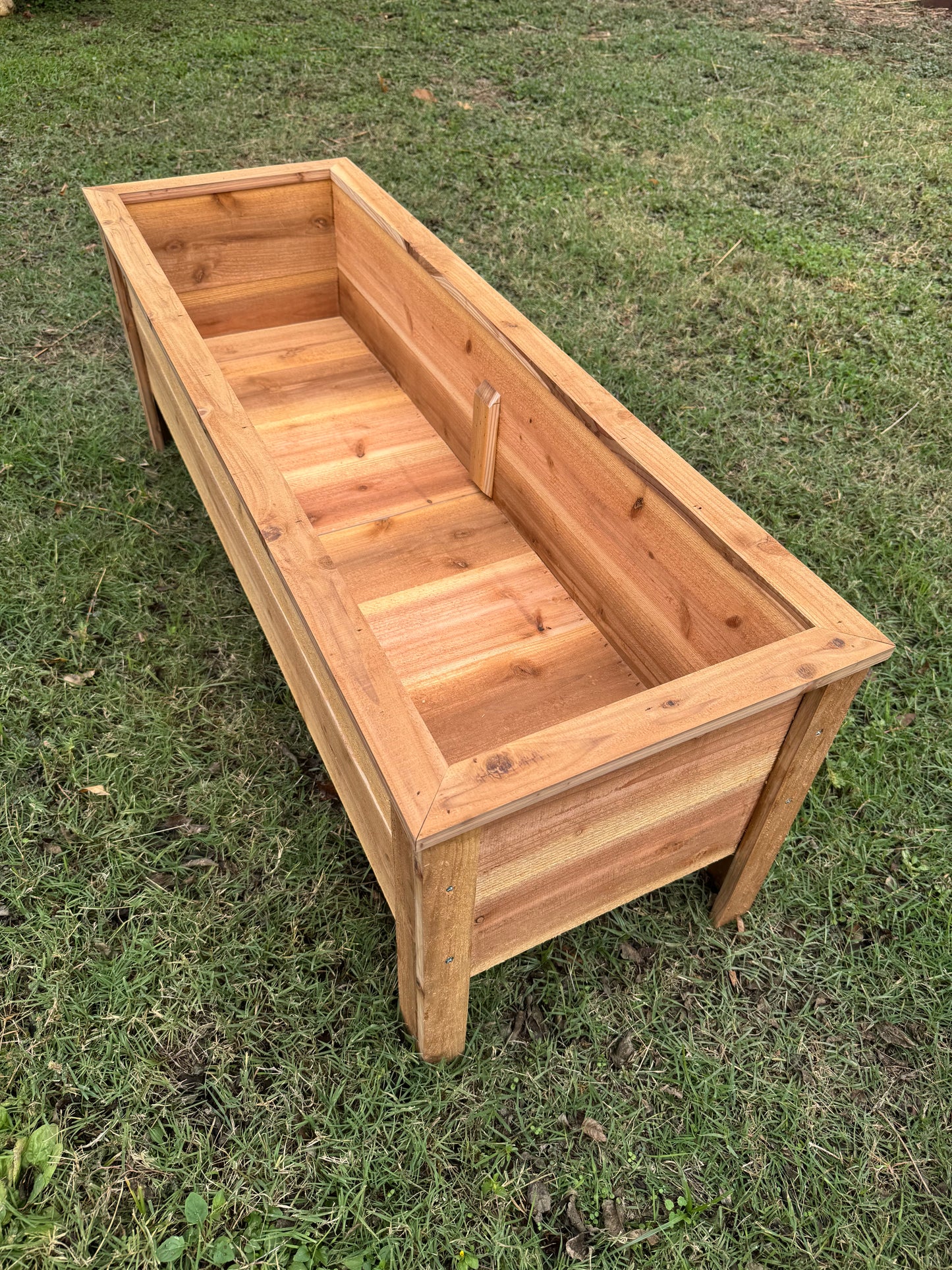 Cedar Planter Box | 46.5" x 15.75" Raised Garden Bed - 16.5" Tall