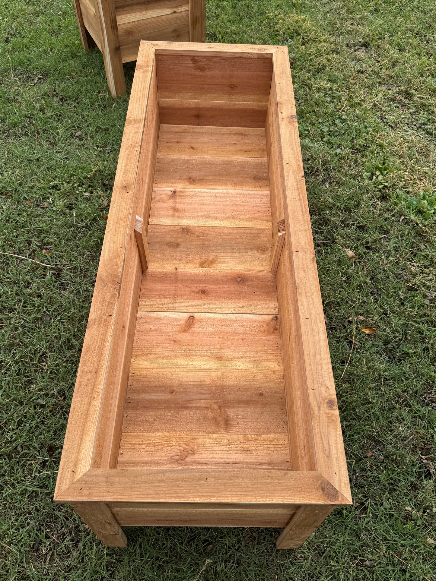 Cedar Planter Box | 46.5" x 15.75" Raised Garden Bed - 16.5" Tall