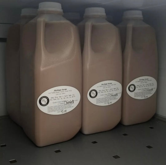 A2/A2 Raw Chocolate Milk | Half Gallon