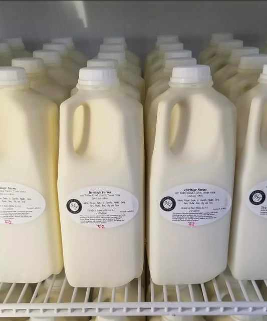 A2/A2 Raw Milk | Half Gallon