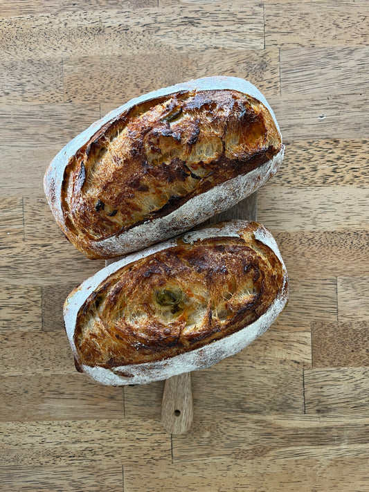 Jalapeño Cheddar Sourdough | 1 Loaf