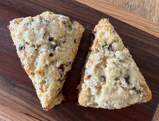 Cranberry Orange Sourdough Scones | 2 Scones