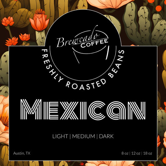 Whole or Ground Coffee Beans Mexican Medium Roast | 12 oz