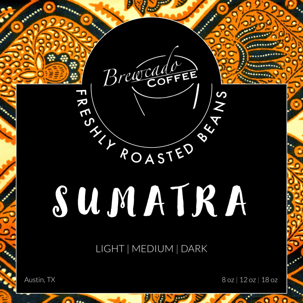 Whole or Ground Coffee Beans Sumatra Dark Roast | 12 oz