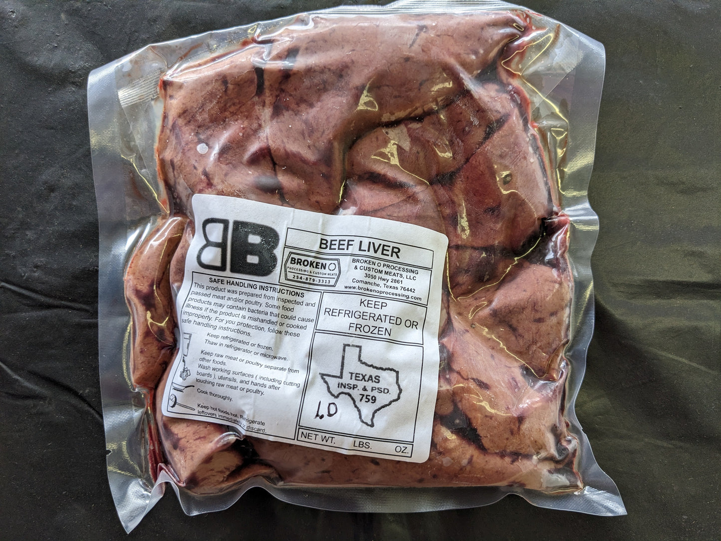 Beef Liver - Sliced | 1 lb (100% Grass-fed, Grass-finished)