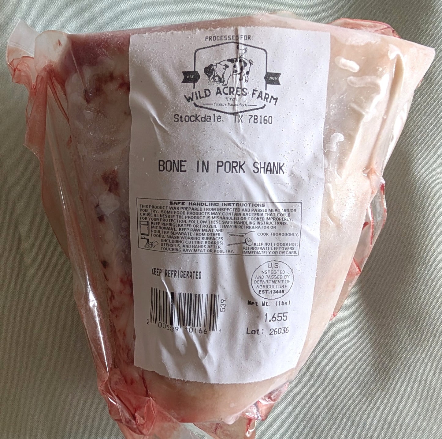 Osso Bucco Whole  | ~1.5 lbs