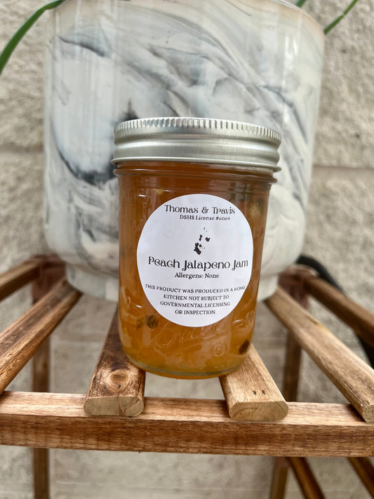 Peach Jalapeño Jam | 1/2 Pint