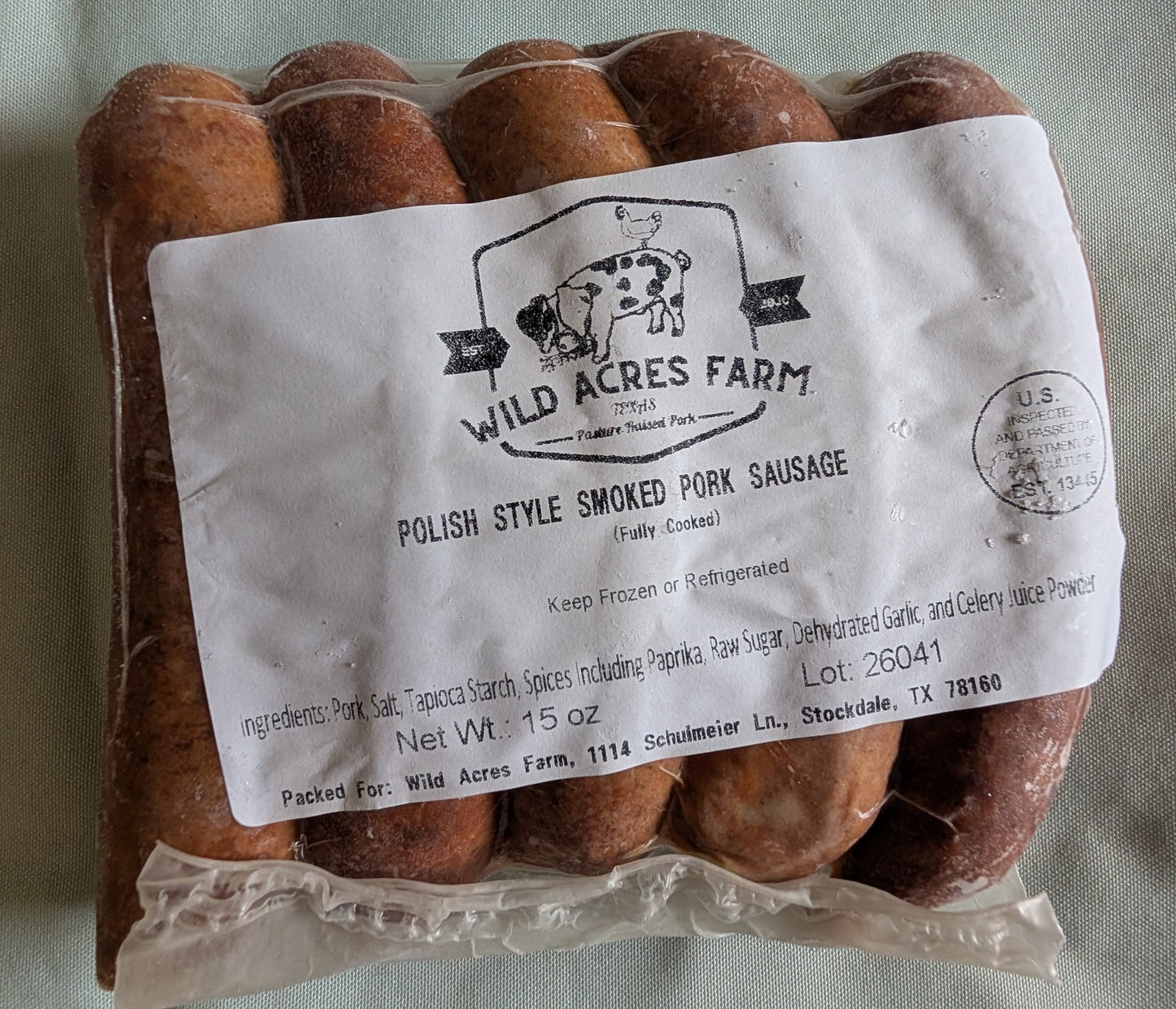 Polish Sausage Smoked Links | 1 lb