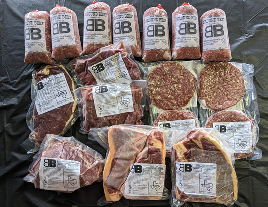 Sixteenth of a Cow | 18 lbs (100% Grass-fed, Grass-finished)