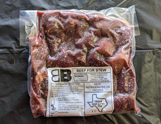 Stew Meat | 1 lb (100% Grass-fed, Grass-finished)