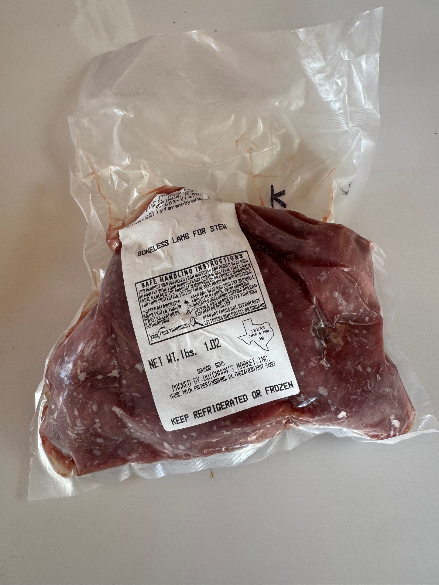 Lamb Kabob (1" Squares) | ~1 lb (100% Grass-fed, Grass-finished)