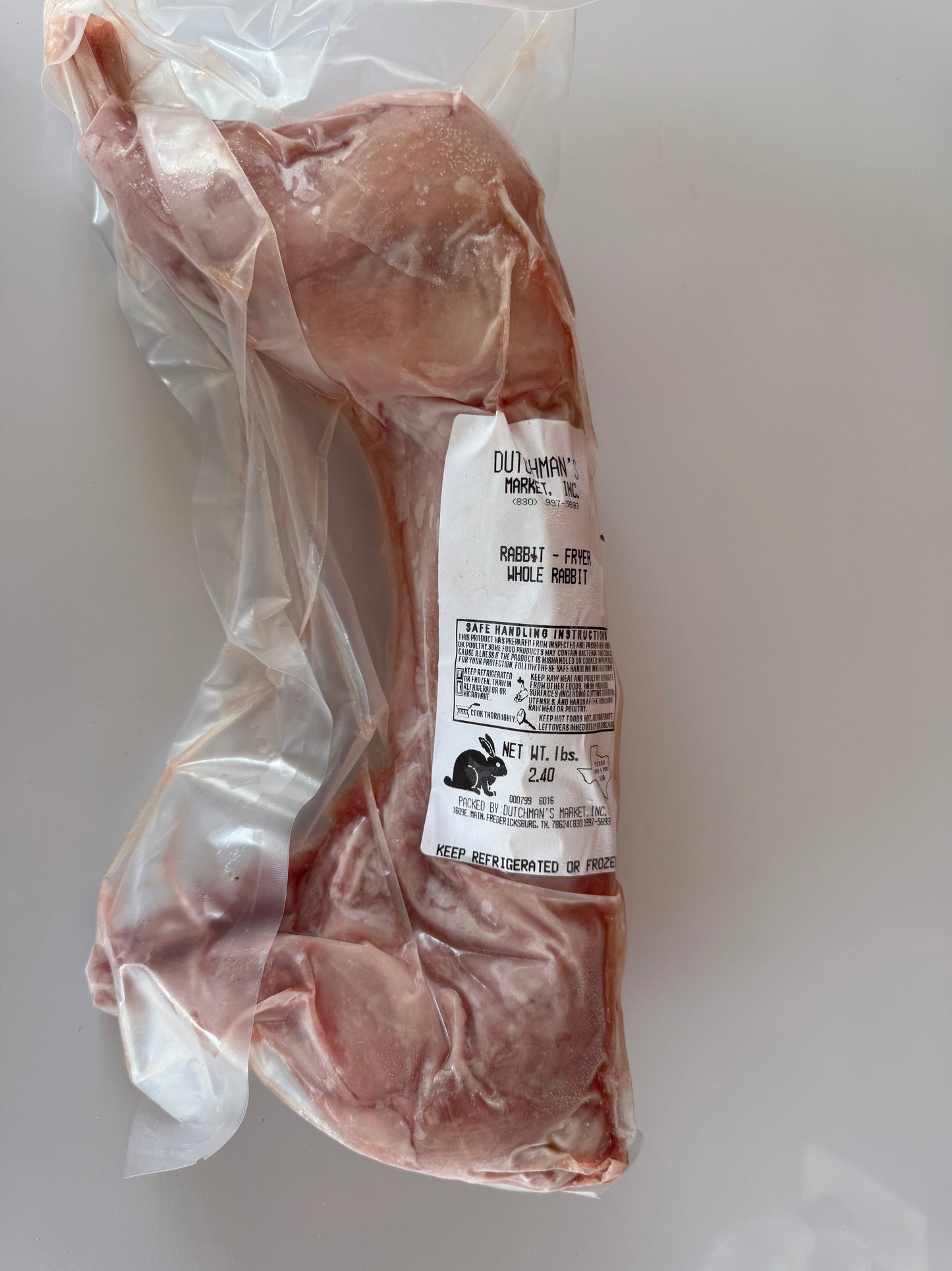 Whole Rabbit | ~2.75 lbs