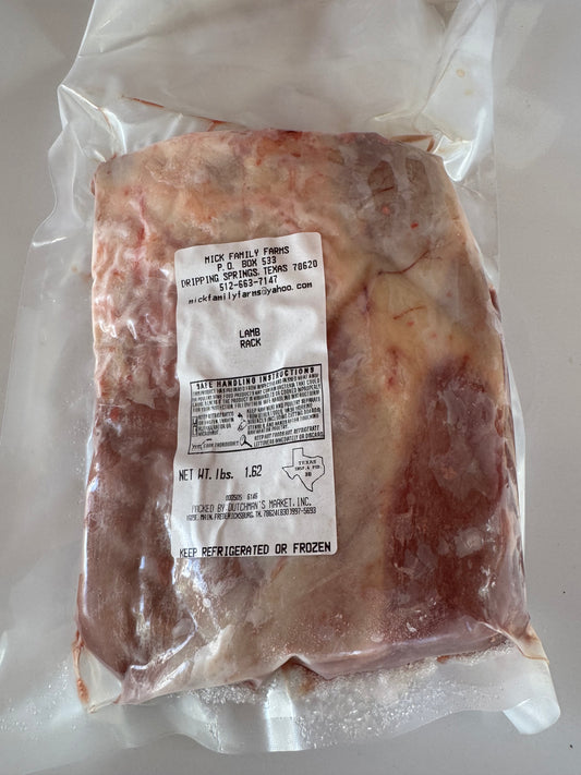 Lamb Whole Rib Rack | (100% Grass-fed, Grass-finished)