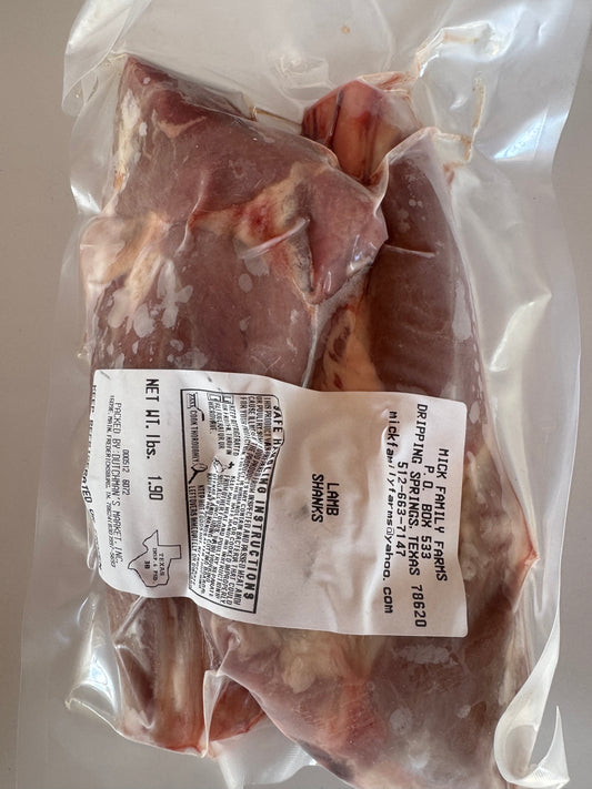 Lamb Fore Shanks (2 per package) | ~2 lbs (100% Grass-fed, Grass-finished)