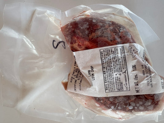 Lamb Sirloin Chops | Cut 1 ¼’ thick (100% Grass-fed, Grass-finished)