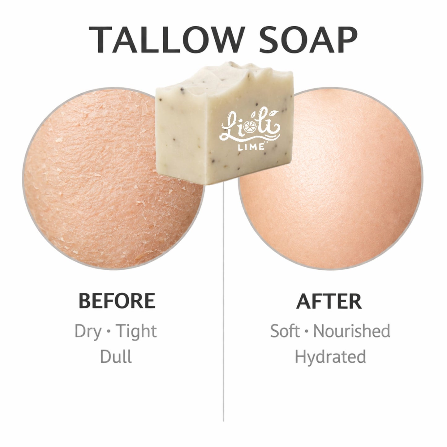 Tallow Lime Soap Bar | 1 Bar, 3.5oz