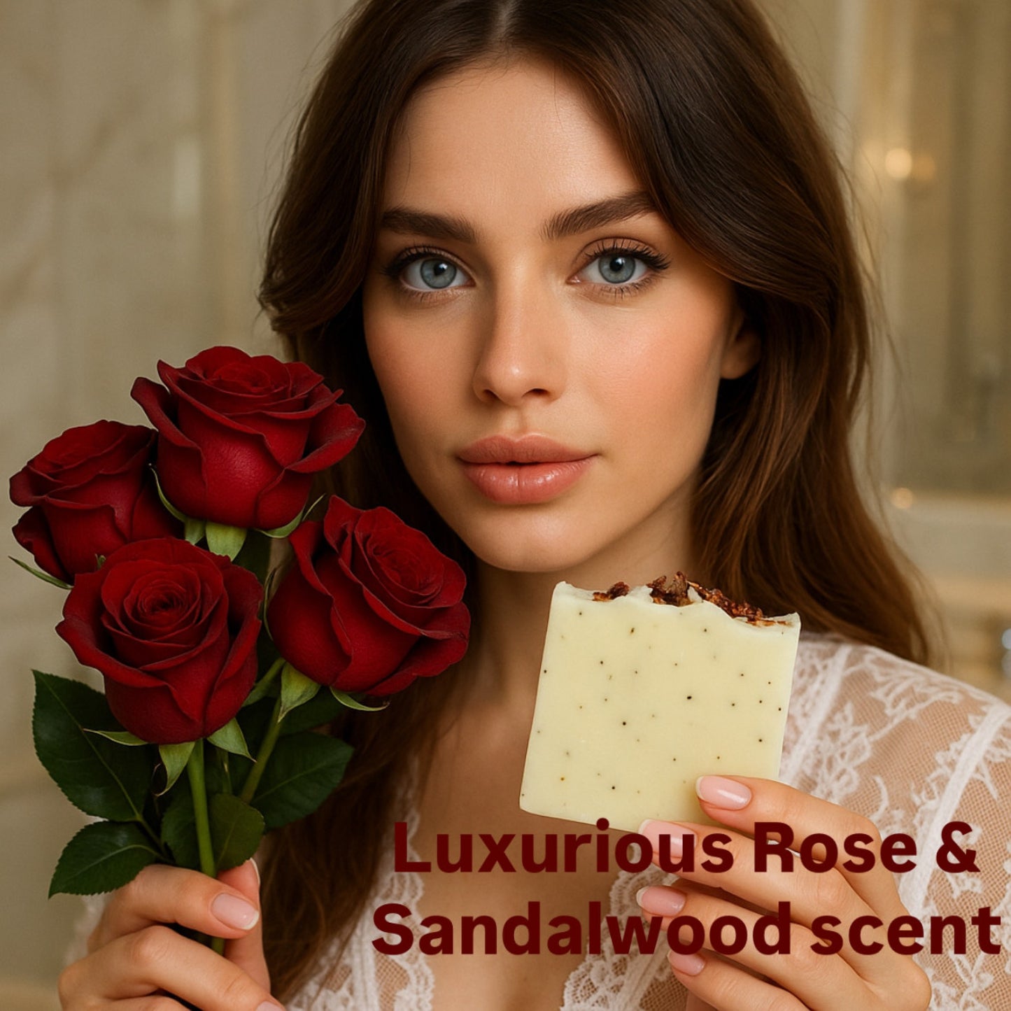 Tallow Rose & Sandalwood Soap Bar | 1 Bar, 3.5oz