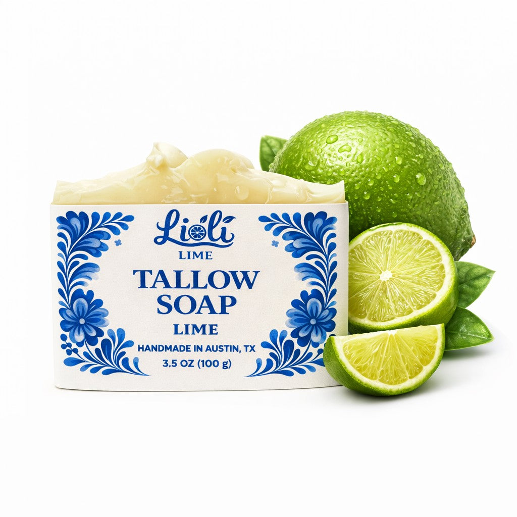 Tallow Lime Soap Bar | 1 Bar, 3.5oz